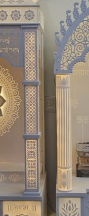 मंदिर के कोरियन पिलर की डिजाइन